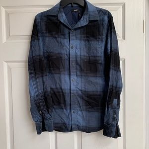 Men's DKNY Blue And Black Shirt